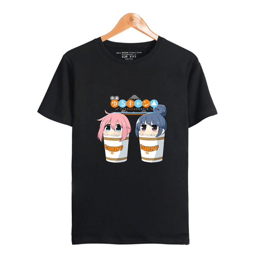 Yuru Camp Anime T-Shirt (5 Colors) - C