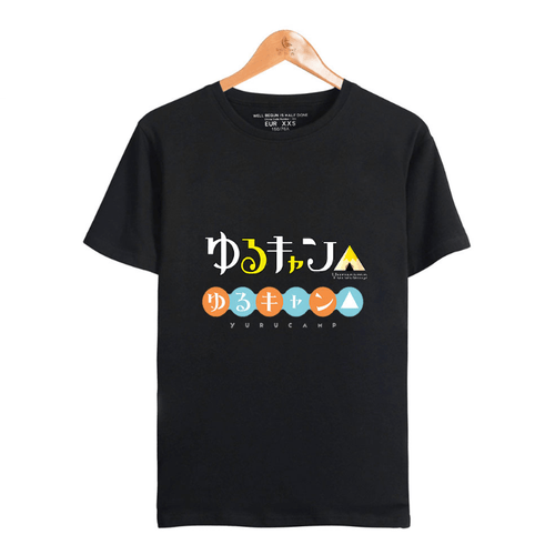 Yuru Camp Anime T-Shirt (5 Colors) - D