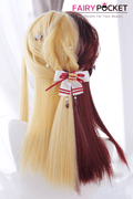 Long Straight Country Red and Sand Lolita Wig