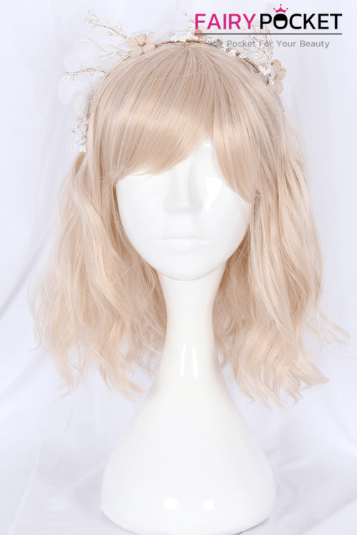 Medium Wavy Blonde Lolita Wig