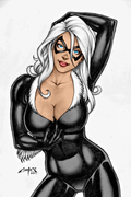 The Amazing Spider-Man Black Cat Cosplay Wig