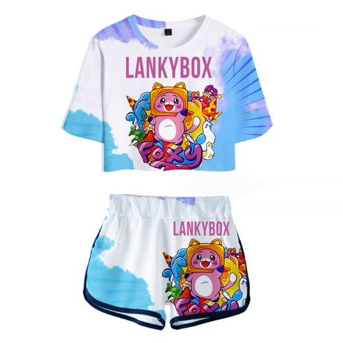 Lankybox T-Shirt and Shorts Suit - J