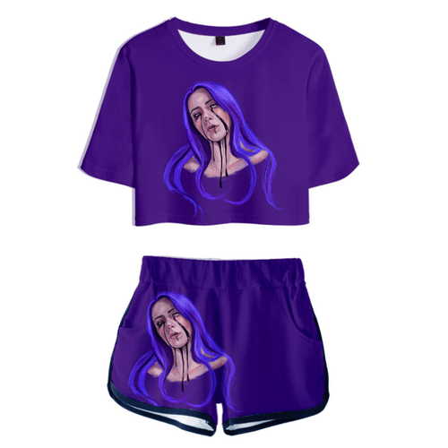 Billie Eilish T-Shirt and Shorts Suits - I