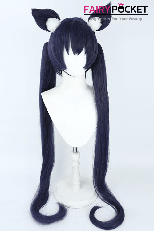 Blue Archive Kuromi Serika Cosplay Wigs