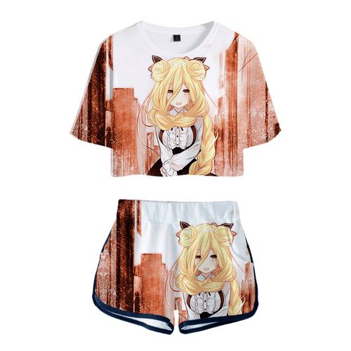 Date a Live T-Shirt and Shorts Suits - G