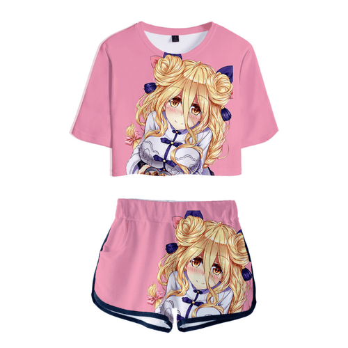 Date a Live T-Shirt and Shorts Suits - H