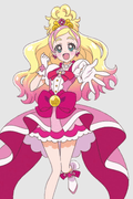 Go! Princess Pretty Cure Cure Flora Cosplay Wig