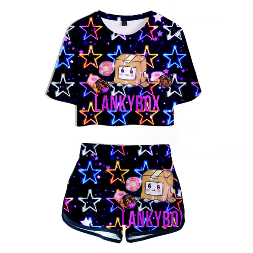 Lankybox T-Shirt and Shorts Suit - G