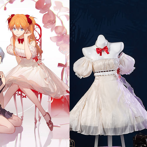 Neon Genesis Evangelion Asuka Langley Soryu Whisper of Flower Cosplay Costume