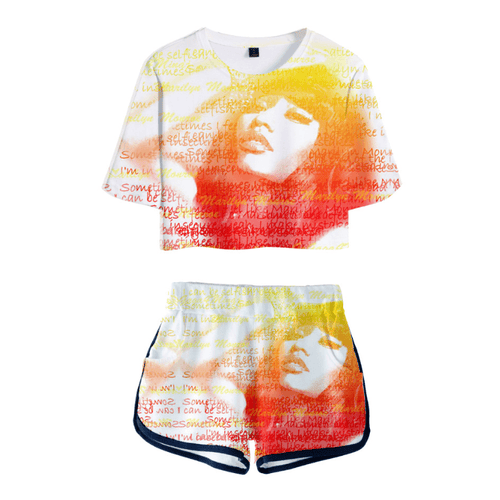 Nicki Minaj T-Shirt and Shorts Suits