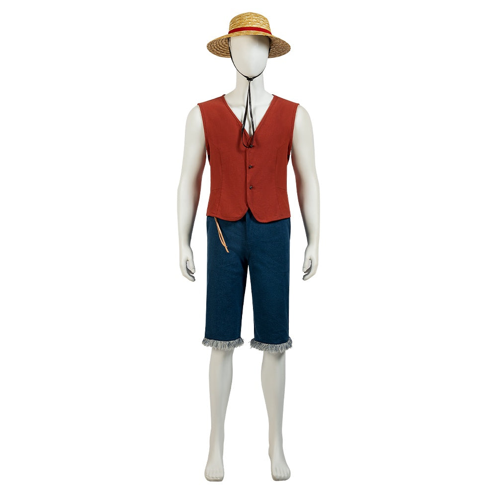 Luffy Cosplay Costume Monkey D. Luffy Cosplay Two Years Later Hat