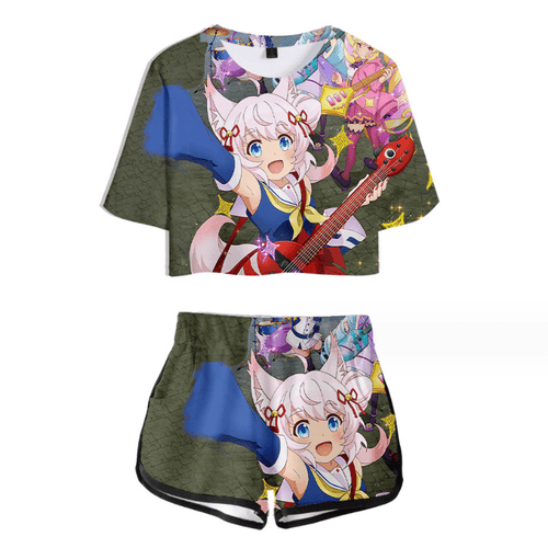 Show By Rock Anime T-Shirt and Shorts Suits