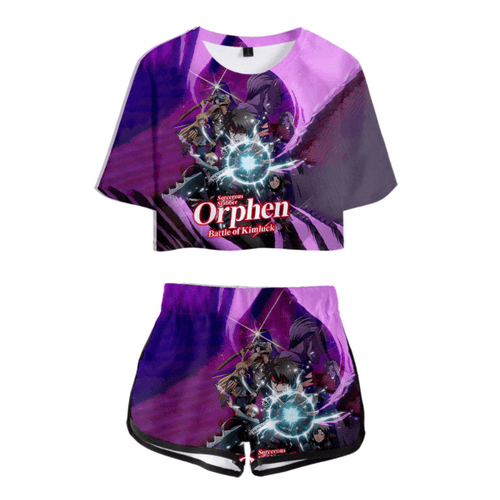 Sorcerous Stabber Orphen Anime T-Shirt and Shorts Suits - F