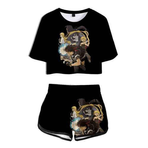 Sorcerous Stabber Orphen Anime T-Shirt and Shorts Suits