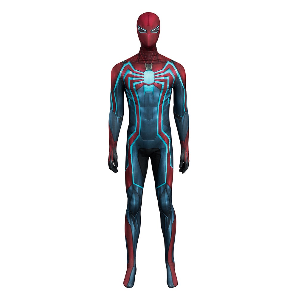 Adults Kids PS4 Velocity Suit Halloween Superhero Spiderman Zentai Cosplay  Costume Bodysuit Man Boys - AliExpress