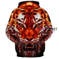 Tiger Animal Hoodie - N