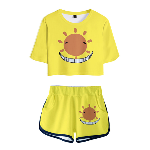 Assassination Classroom T-Shirt and Shorts Suits - J