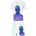 2Pac T-Shirt and Shorts Suits - D