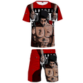2Pac T-Shirt and Shorts Suits - K