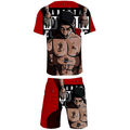 2Pac T-Shirt and Shorts Suits - K