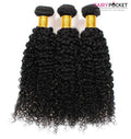 3 Bundles Kinky Curly Brazilian Remy Human Hair Weave