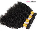 3 Bundles Kinky Curly Indian Remy Human Hair Weave