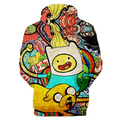 On Sale! Adventure Time Anime Hoodie - Only M
