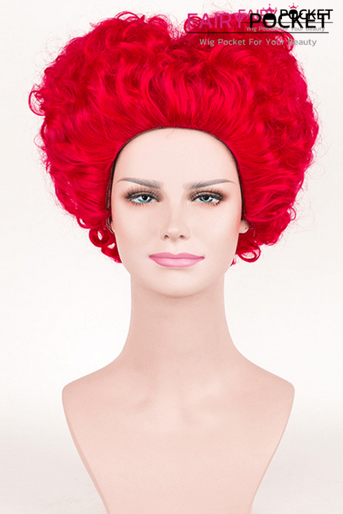 Alice in Wonderland the Red Queen Anime Cosplay Wig