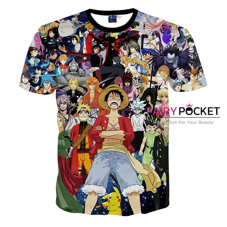 Male Round Naruto Tshirt Anime Tshirt, Size: XL, Printed at Rs 200/piece in  New Delhi
