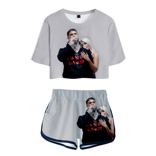 Anuel AA T-Shirt and Shorts Suits - C