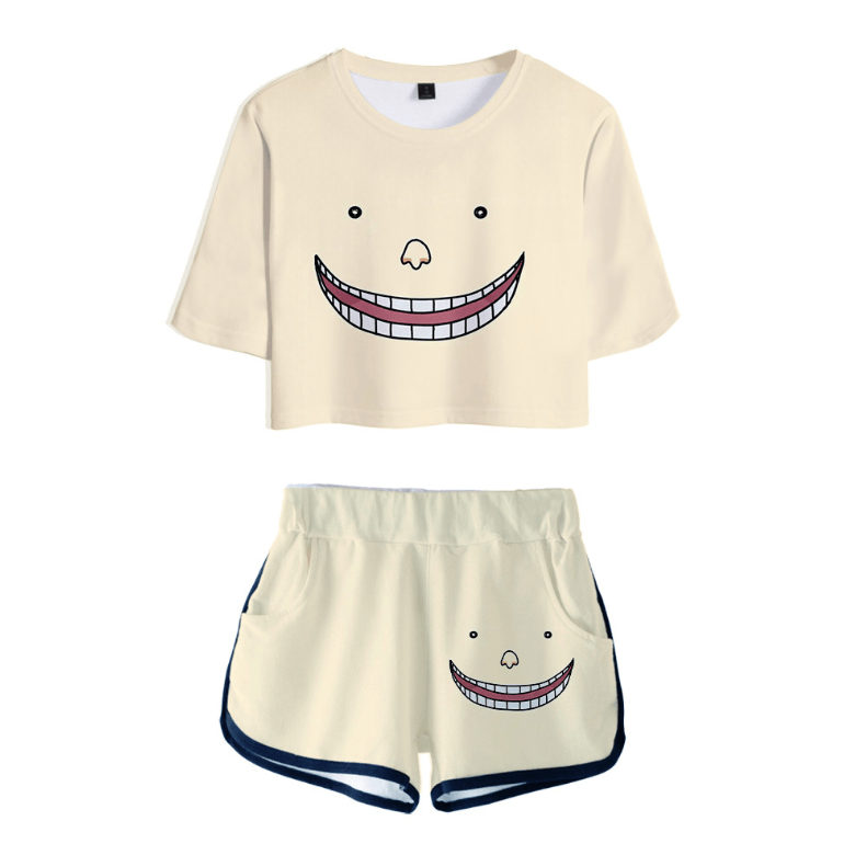 Assassination Classroom T-Shirt and Shorts Suits - D
