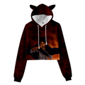 Attack On Titan Anime Cat Ear Hoodie - I
