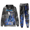 Anime Hoodie and Trousers Suits - B