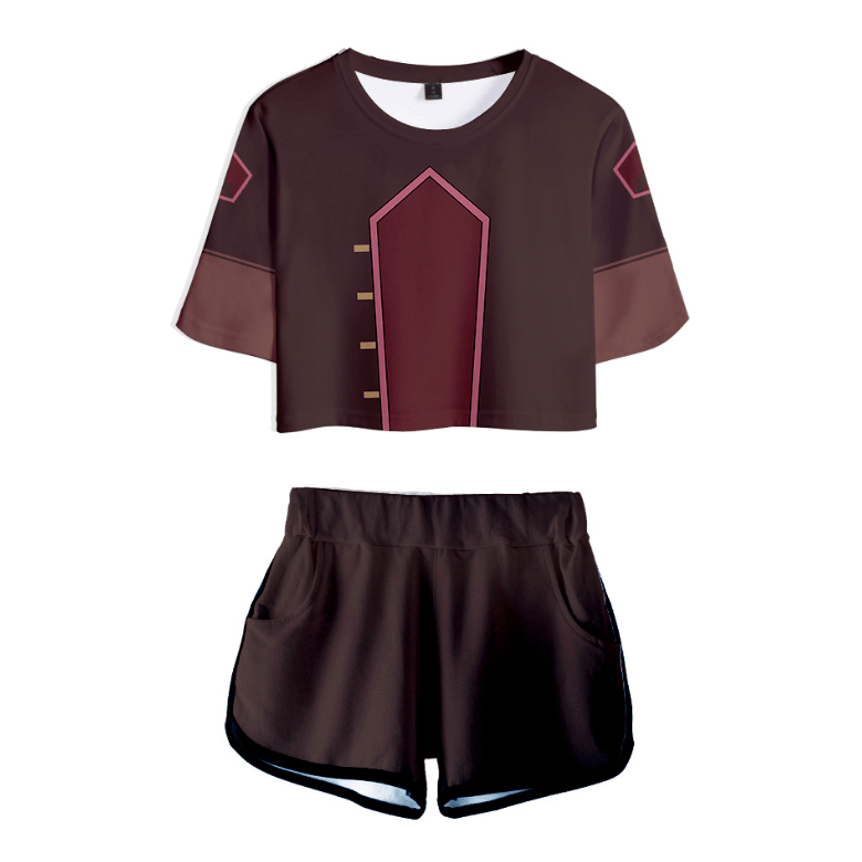 Avatar: The Last Airbender T-Shirt and Shorts Suits - C