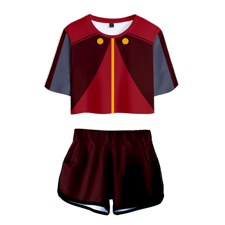 Avatar: The Last Airbender T-Shirt and Shorts Suits - D