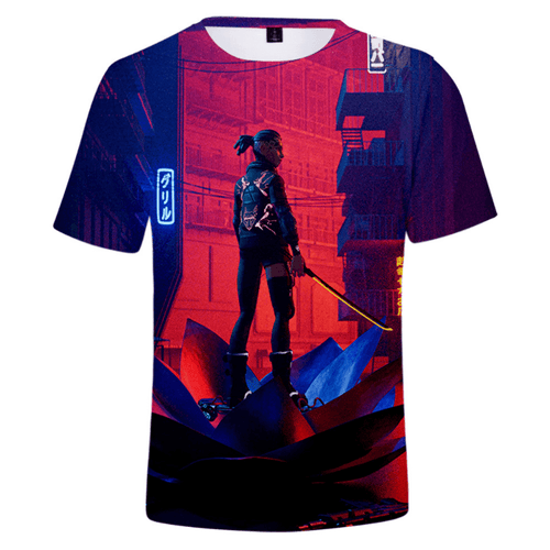 Blade Runner Black Lotus Anime T-Shirt