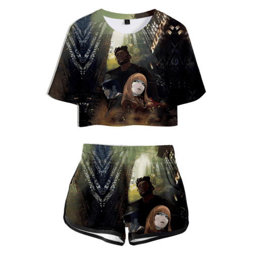 Blade Runner Black Lotus T-Shirt and Shorts Suits - F