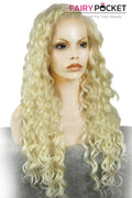 Blonde Long Curly Lace Front Wig