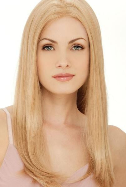 Blonde Nature Straight Long Remy Human Hair Lace Wig