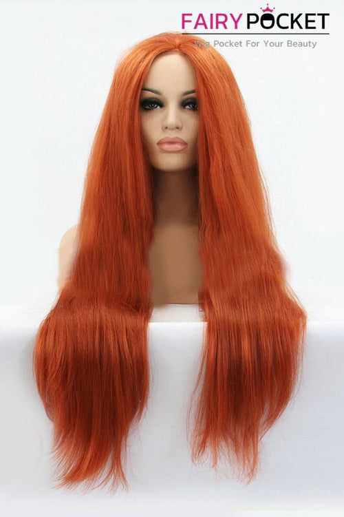 Brown Long Straight Lace Front Wig