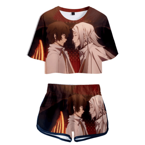 Bungo Stray Dogs T-Shirt and Shorts Suits