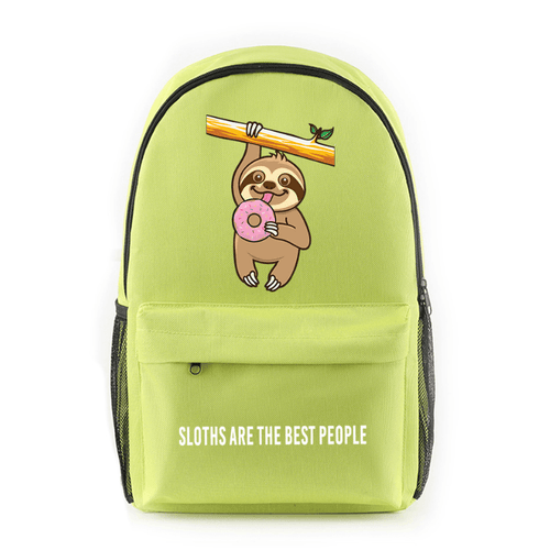 Cartoon Sloth Backpack (4 Colors) - B