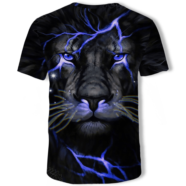 Cool Tiger Animal T-Shirt - B