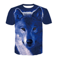 Cool Wolf Anime T-Shirt - F