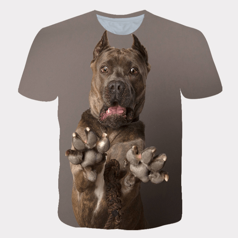 Cute Dog Animal T-Shirt - C