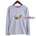 Cute Pug Dog Long-Sleeve T-Shirt (4 Colors) - E