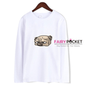 Cute Pug Dog Long-Sleeve T-Shirt (4 Colors) - E