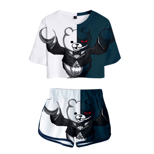 Danganronpa Anime T-Shirt and Shorts Suits - H
