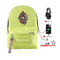 Danganronpa Backpack with USB Charging Port (6 Colors) - E