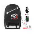 Danganronpa Backpack with USB Charging Port (6 Colors) - F